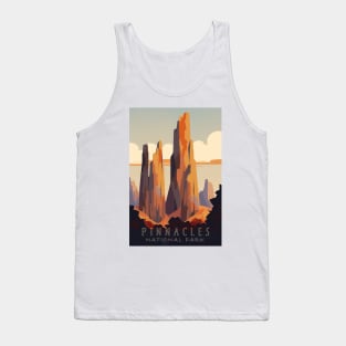 Pinnacles National Park Travel Poster Tank Top